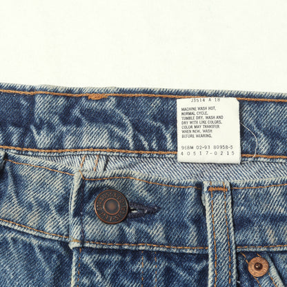 90s 517 ブーツカット デニムパンツ / USA製 40517-0215 ボタン裏刻印968