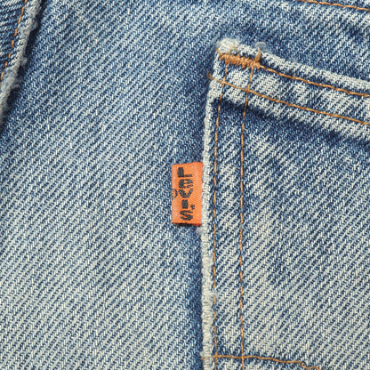 90s 517 ブーツカット デニムパンツ / USA製 40517-0215 ボタン裏刻印968
