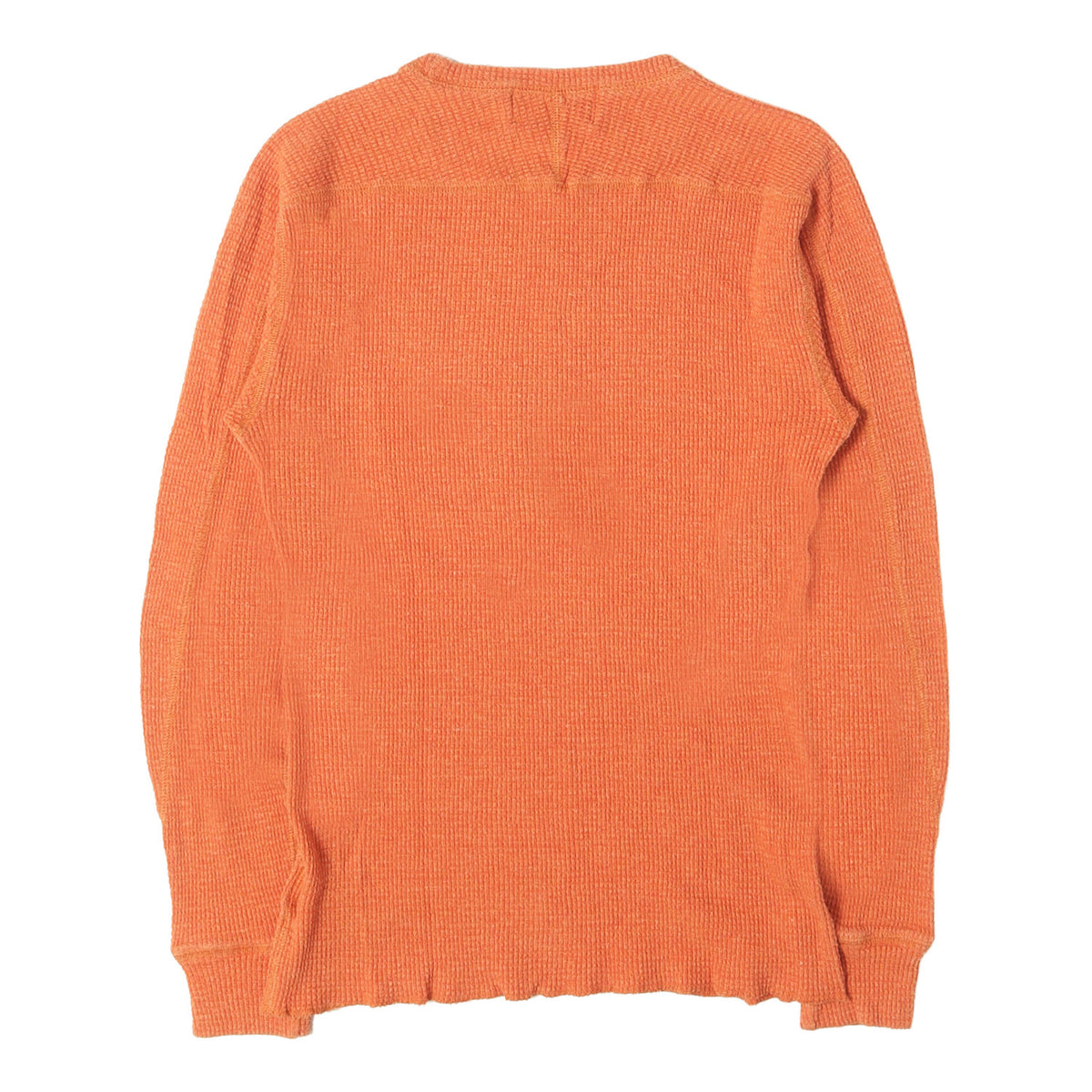 ステンシルロゴ サーマル クルーネック ロングスリーブ Tシャツ