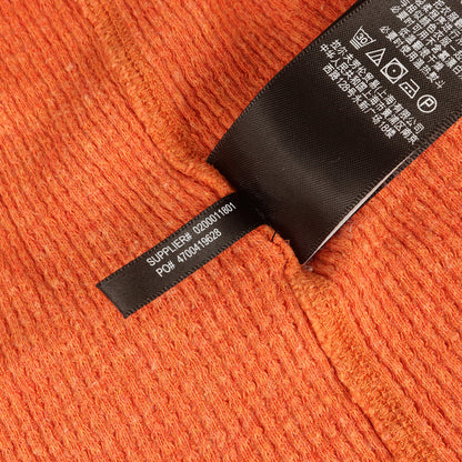 ステンシルロゴ サーマル クルーネック ロングスリーブ Tシャツ