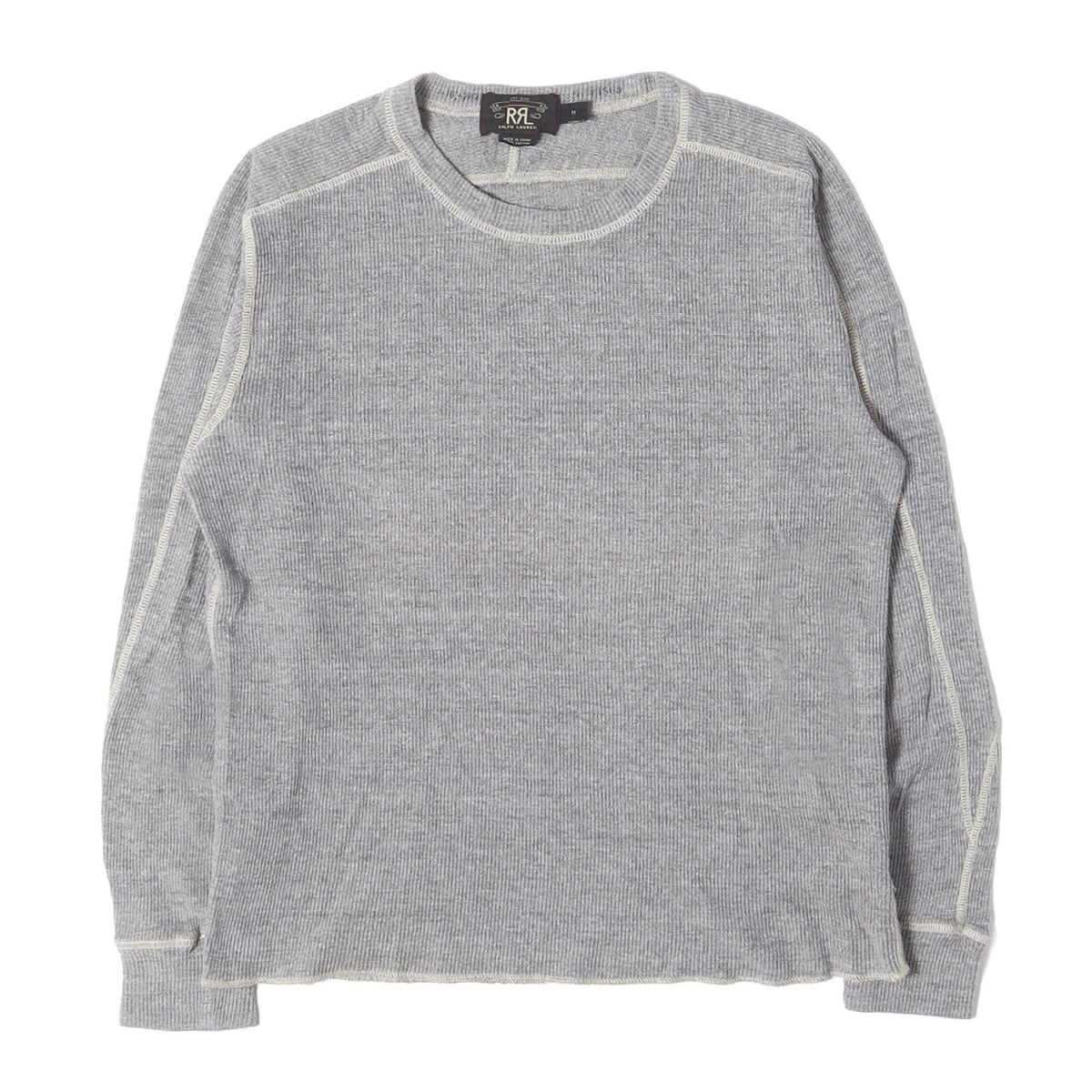 00s サーマル クルーネック ロングスリーブ Tシャツ