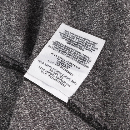 バイソン プリント ごま塩 クルーネック ロングスリーブ Tシャツ