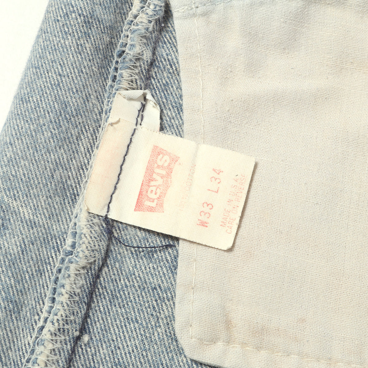 [雰囲気抜群] 90s 501 デニムパンツ / USA製 501-0000 ボタン裏刻印552