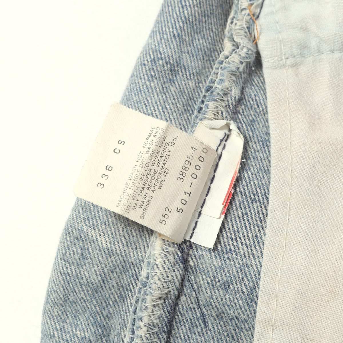 [雰囲気抜群] 90s 501 デニムパンツ / USA製 501-0000 ボタン裏刻印552