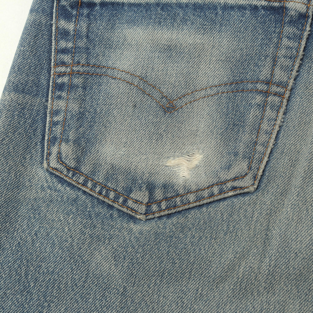 [雰囲気抜群] 90s 501 デニムパンツ / USA製 501-0000 ボタン裏刻印552