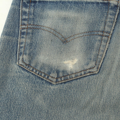 [雰囲気抜群] 90s 501 デニムパンツ / USA製 501-0000 ボタン裏刻印552