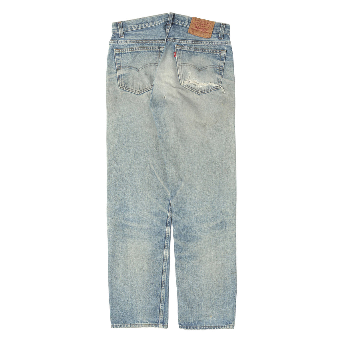 [雰囲気抜群] 90s 501 デニムパンツ / USA製 501-0000 ボタン裏刻印552