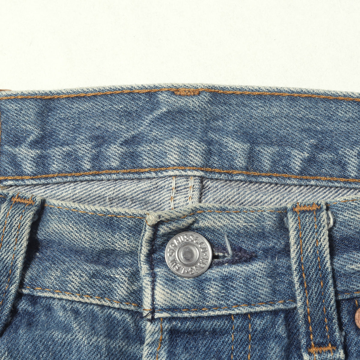 [雰囲気抜群] 90s 501 デニムパンツ / USA製 501-0000 ボタン裏刻印552