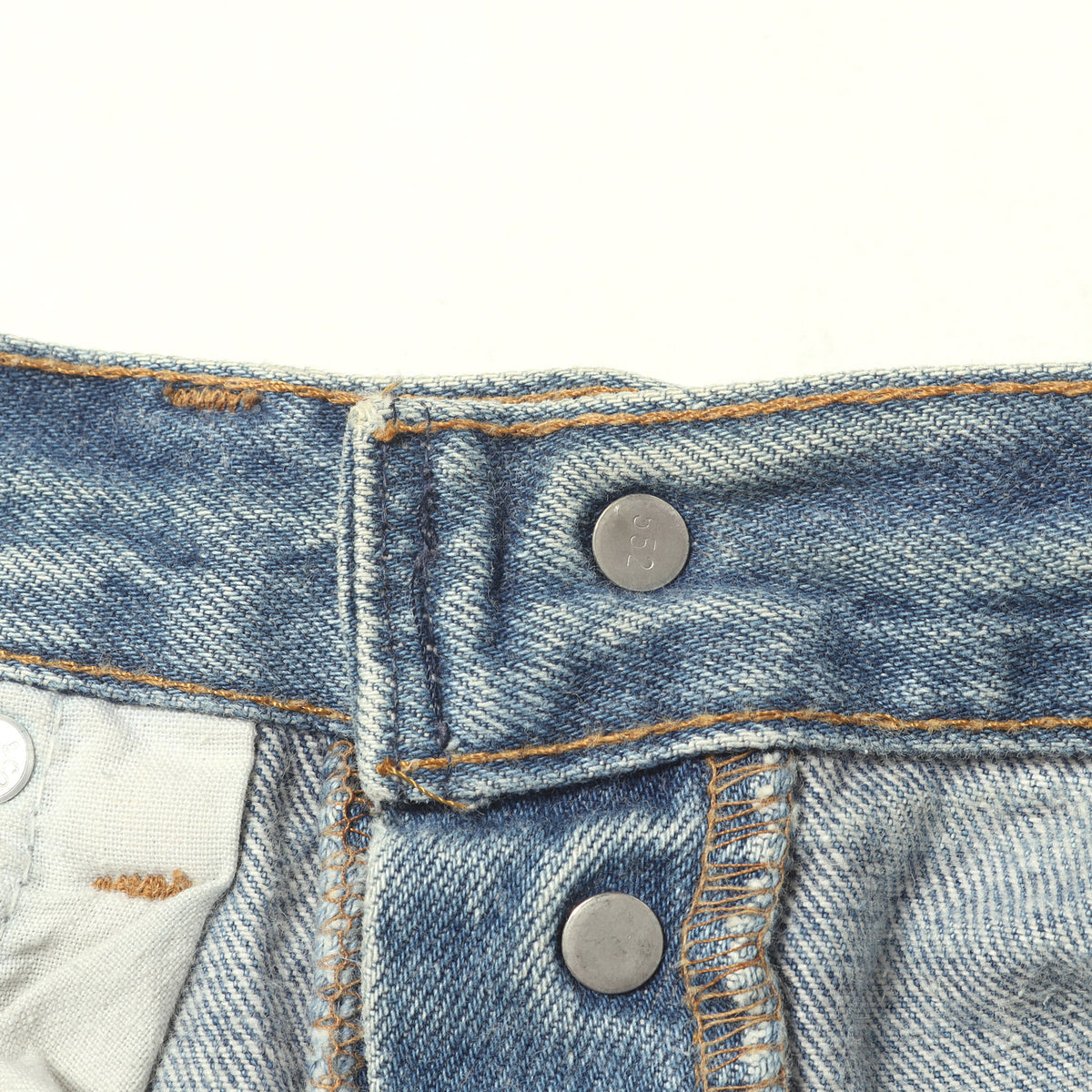 [雰囲気抜群] 90s 501 デニムパンツ / USA製 501-0000 ボタン裏刻印552