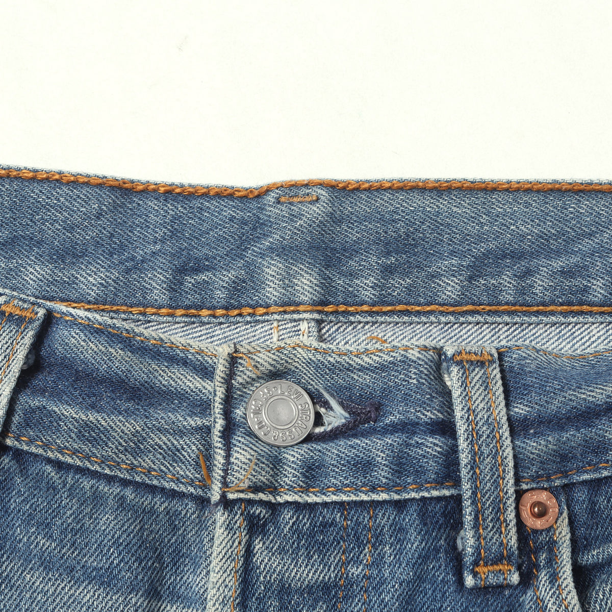 [雰囲気抜群] 90s 501 デニムパンツ / USA製 501-0000 ボタン裏刻印524