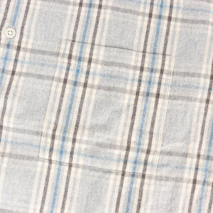 26AW リブ付き チェック フランネルシャツ(FLANNEL CHECK RIBBED SHIRT)