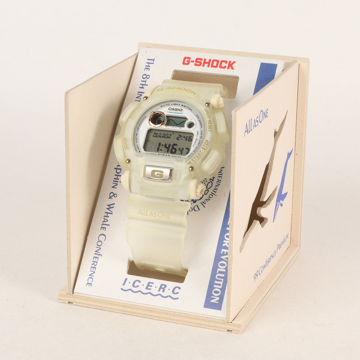 90s 第8回国際イルカ・クジラ会議 記念モデル DW-9000K-9VT イルクジモデル 腕時計 / ウォッチ