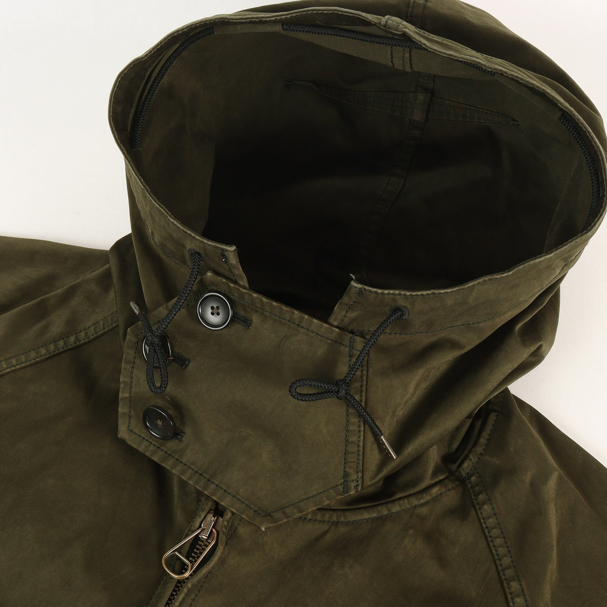 マイクロファイバージャージー アノラック ジャケット(ANORAK GARMENT DYED POLYESTER / NYLON MICRO-FIBER JERSEY)