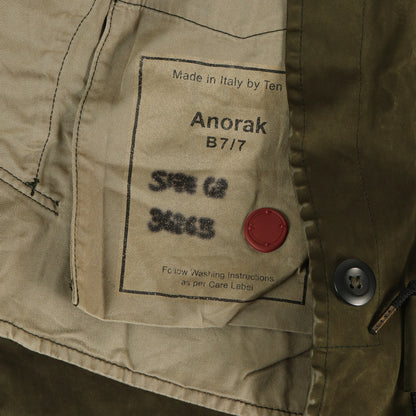 マイクロファイバージャージー アノラック ジャケット(ANORAK GARMENT DYED POLYESTER / NYLON MICRO-FIBER JERSEY)
