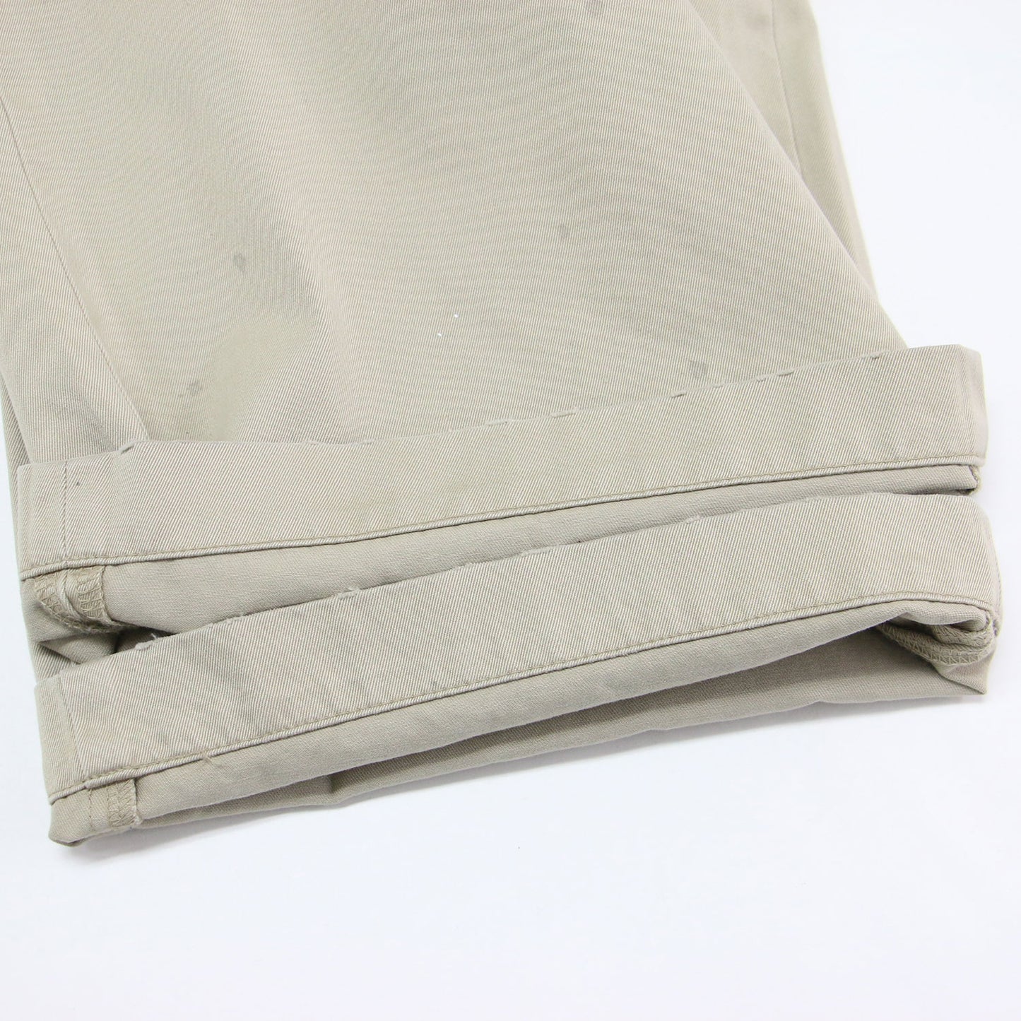 26春夏 CRAFTMANS MADE DENIM チノパンツ / ワイド ハイウエスト ペイント加工 コットン