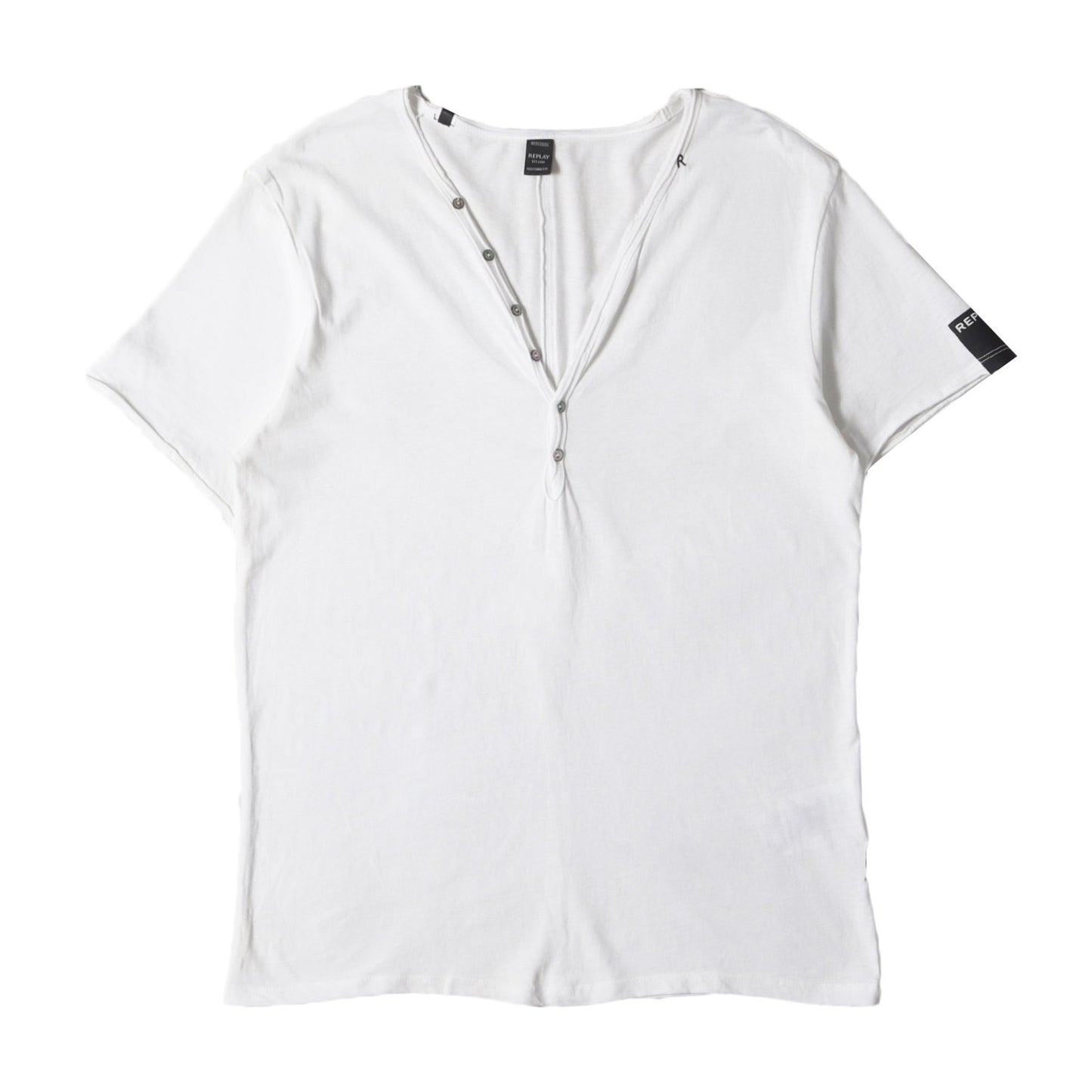 ヘンリー Vネック Tシャツ