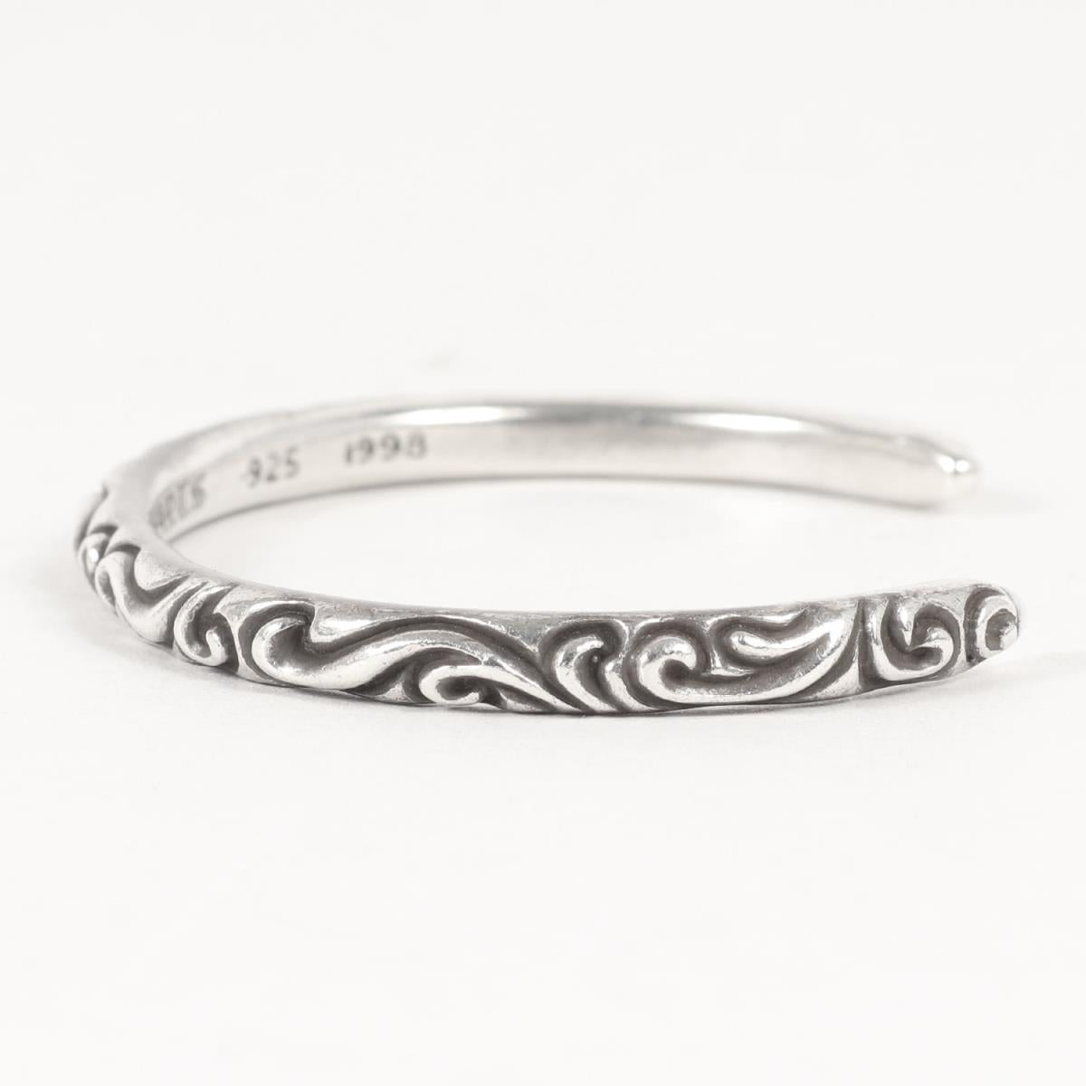 CHROME HEARTS (クロムハーツ) スクロールバンドバングル(Scroll Band 