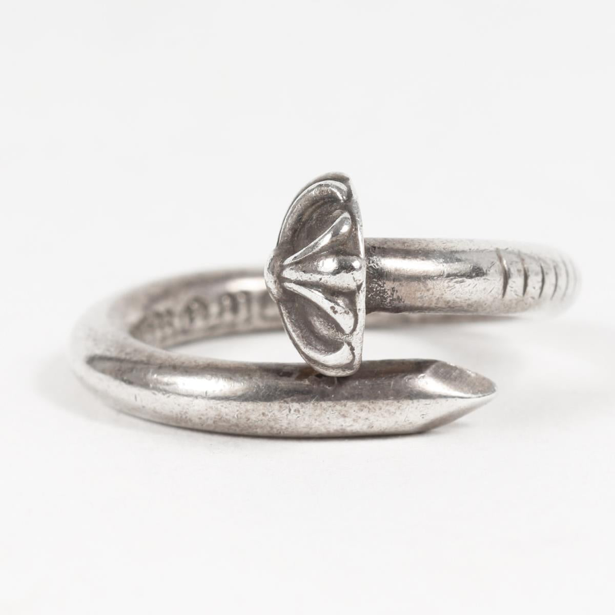 CHROME HEARTS (クロムハーツ) クロスボール ネイルリング(NAIL CROSS 