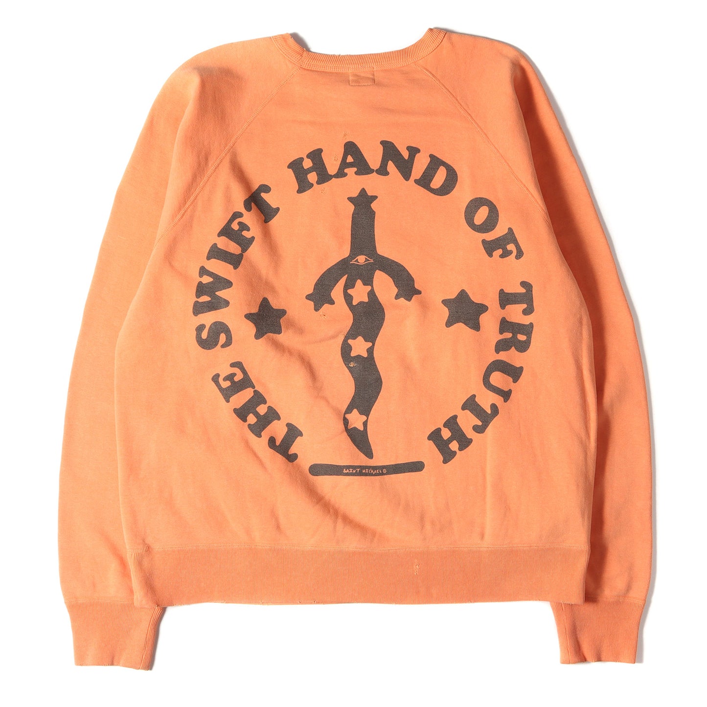 21SS ヴィンテージ加工 グラフィック スウェット(RAGLAN SWEAT SHIRT)