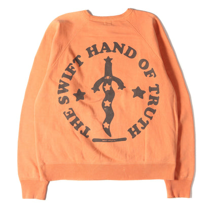 21SS ヴィンテージ加工 グラフィック スウェット(RAGLAN SWEAT SHIRT)
