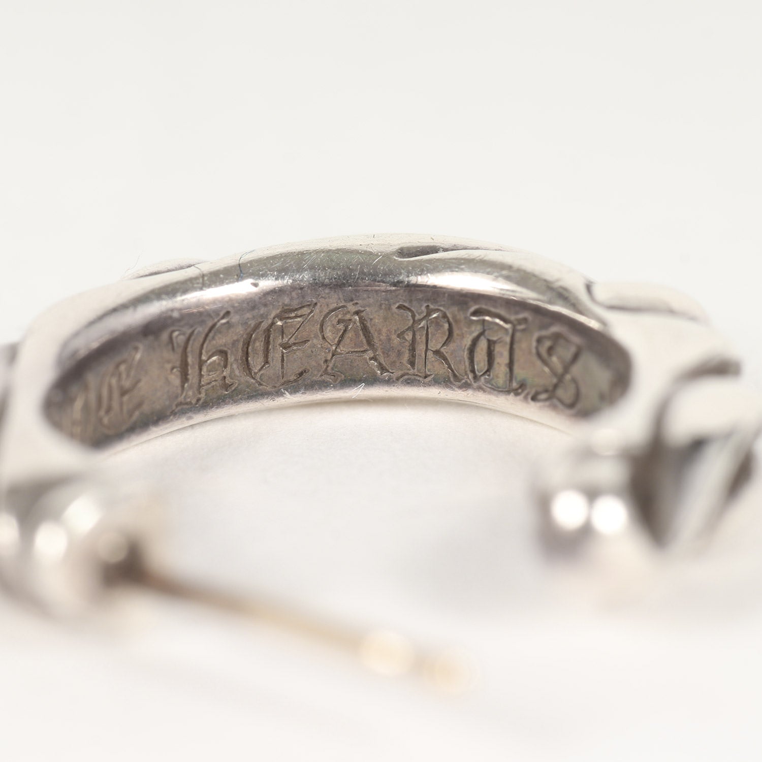 CHROME HEARTS (クロムハーツ) スクロール フープピアス(SCROLL HOOP