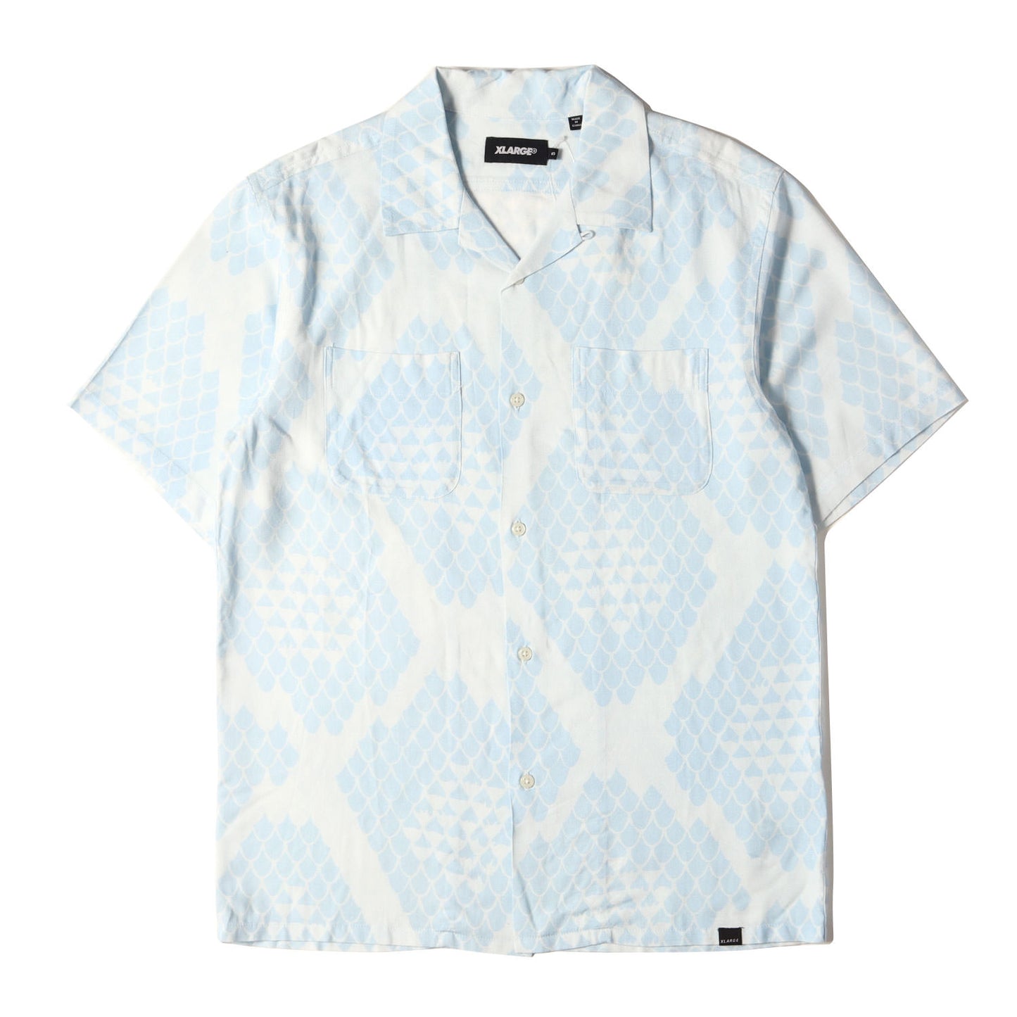 20SS スネーク柄 オープンカラー レーヨン 半袖シャツ(S/S REPTILE ALLOVER PRINTED SHIRT)