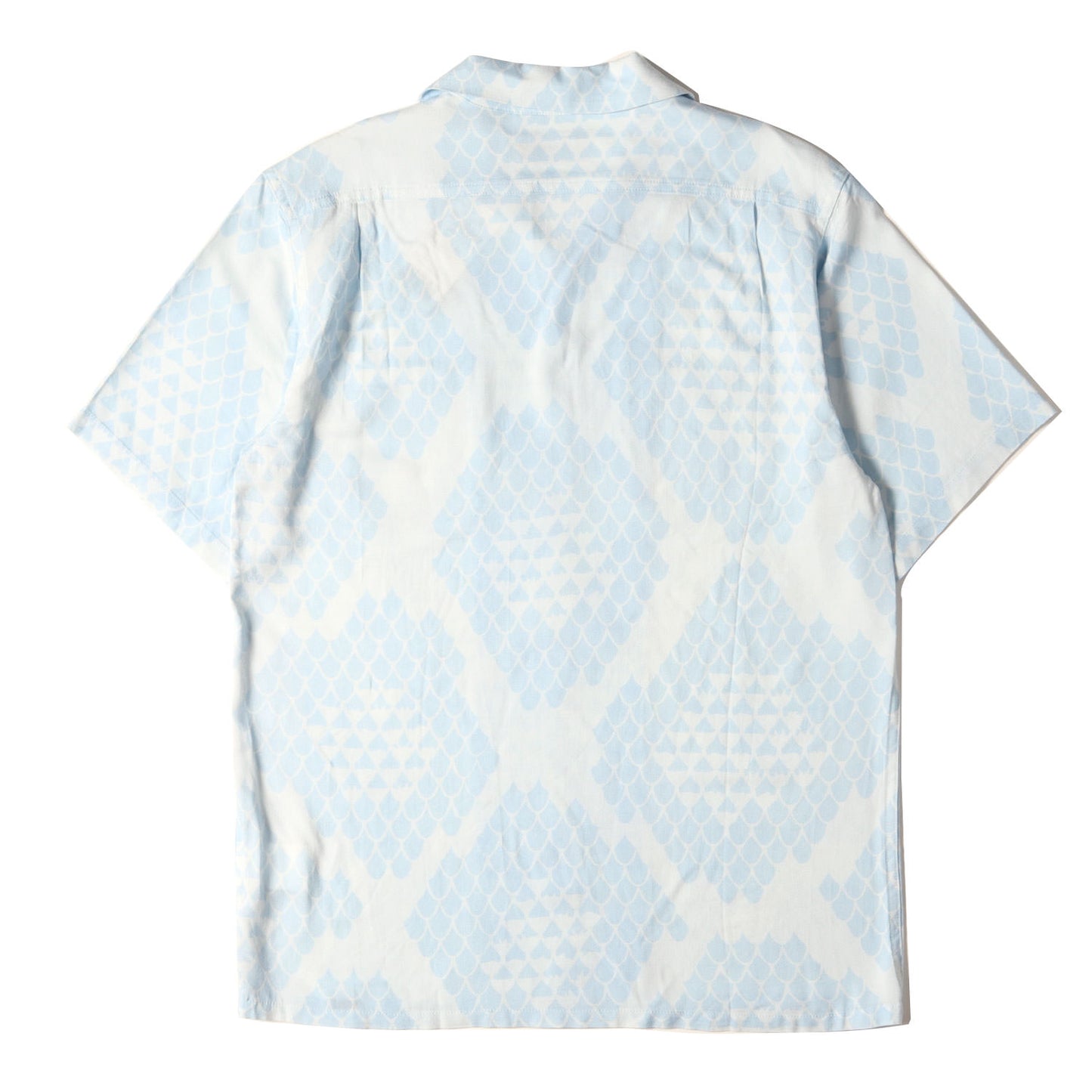 20SS スネーク柄 オープンカラー レーヨン 半袖シャツ(S/S REPTILE ALLOVER PRINTED SHIRT)