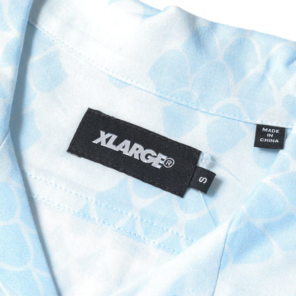 20SS スネーク柄 オープンカラー レーヨン 半袖シャツ(S/S REPTILE ALLOVER PRINTED SHIRT)