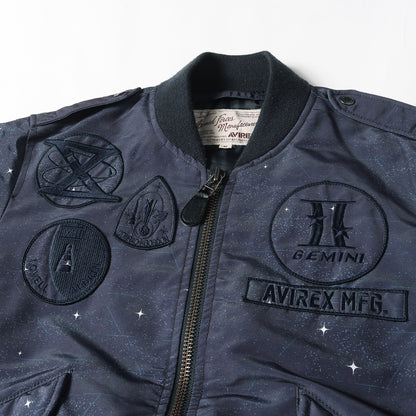 18AW ジェミニ計画モデル 宇宙柄 L-2B フライトジャケット(L-2B GEMINI PROGRAM)
