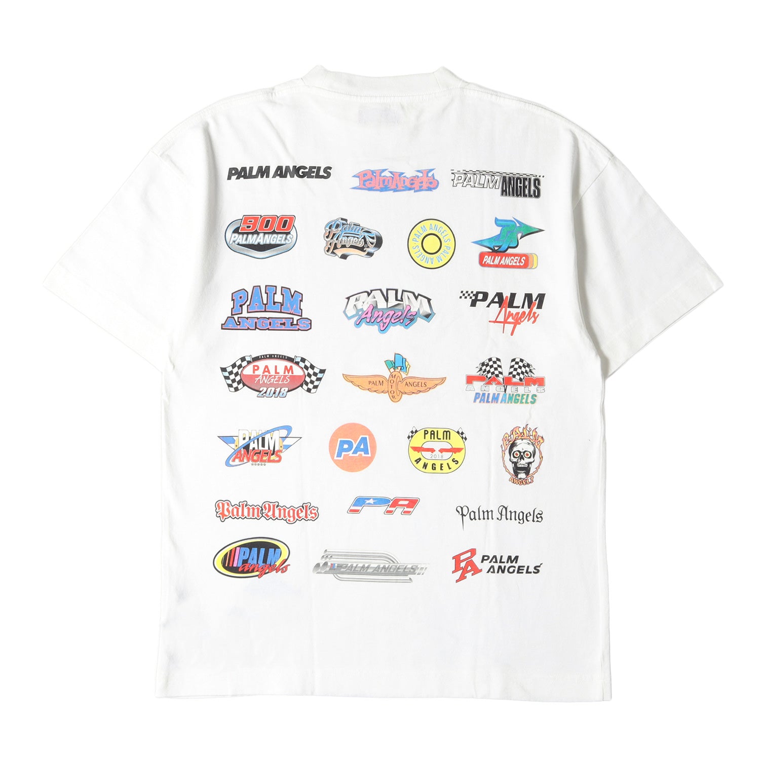 Palm Angels (パーム エンジェルス) 18AW マルチ レーシングロゴ オーバーサイズ Tシャツ(Racing Logo Tee) –  ブランド古着の通販・買取 | BEEGLE by Boo-Bee