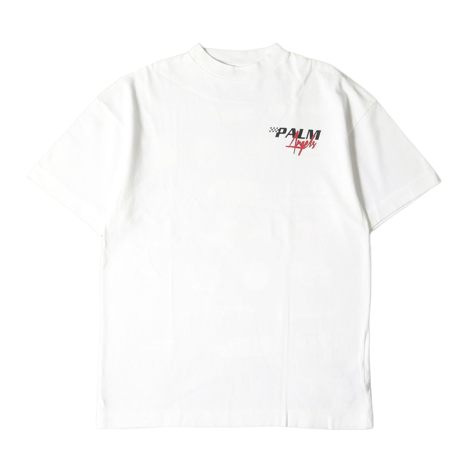 PALM ANGELS ダブレッドロゴオーバーTシャツ ファッション