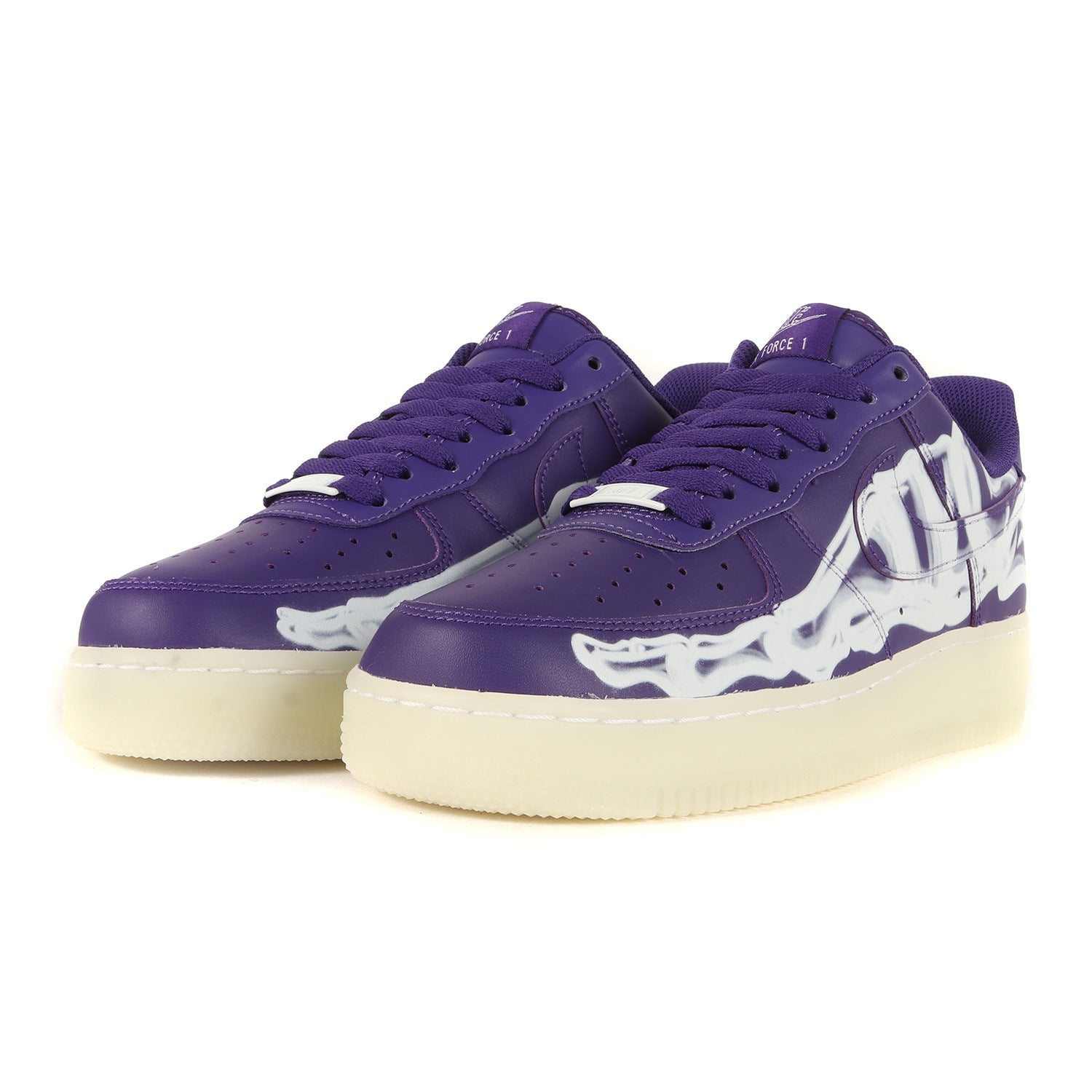 NIKE (ナイキ) AIR FORCE 1 07 SKELETON QS PURPLE SKELETON
