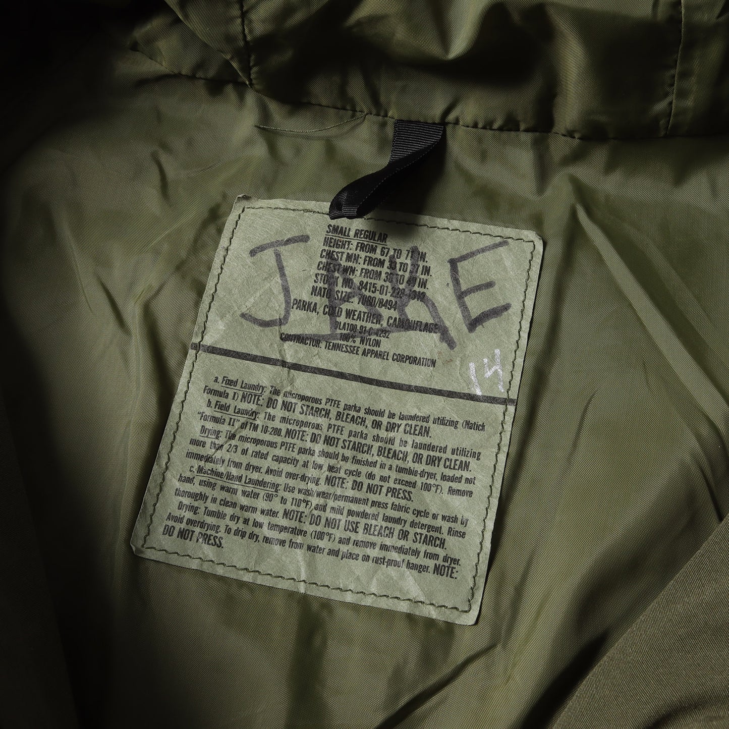 90s 米軍実物 1st 後期型 GORE-TEX ECWCS GEN I ウッドランドカモパーカー