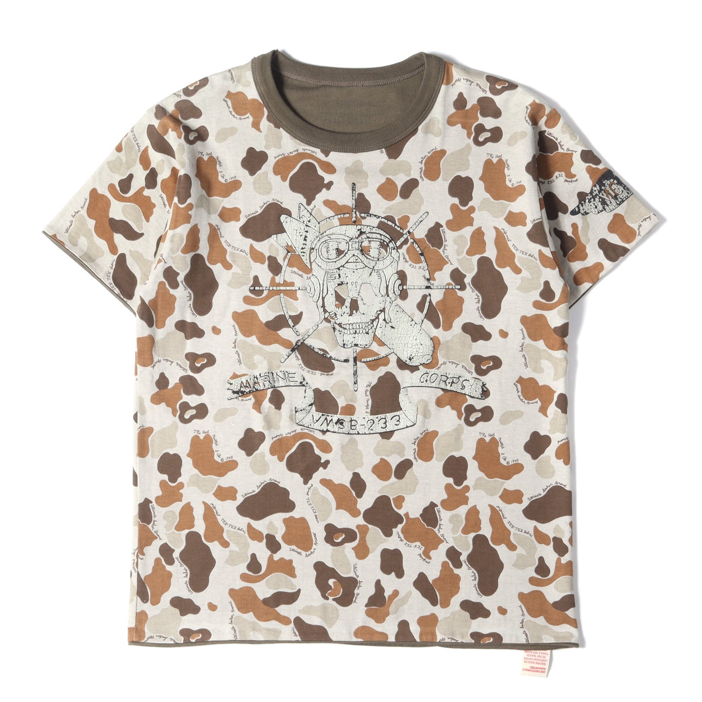 U.S.M.C. ダックハンターカモ リバーシブル ミリタリー Tシャツ