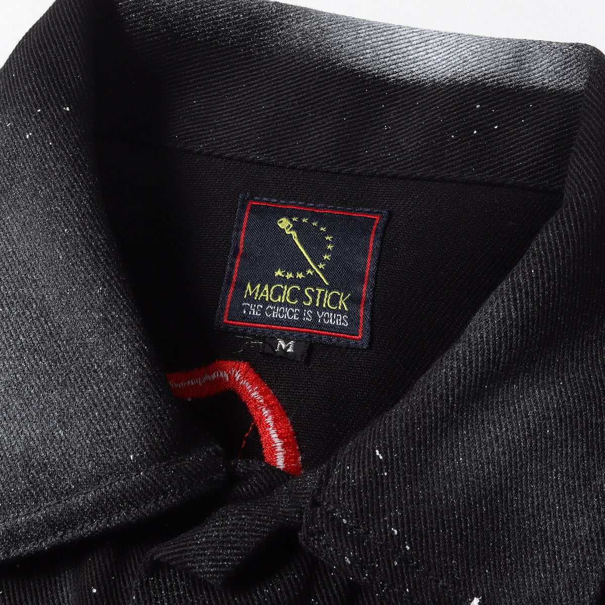 スプラッターペイント スナップボタン デニムジャケット(ROCK STEADY JEAN JACKET)