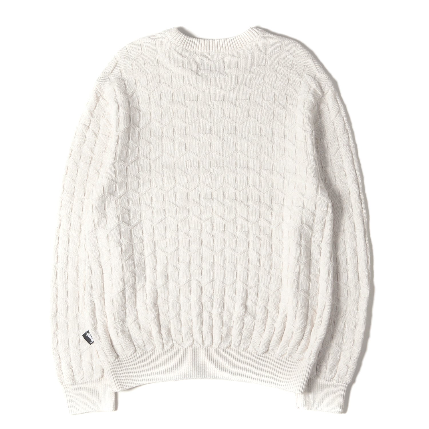 STUSSY (ステューシー) 22AW Sロゴ総柄 コットンニット セーター(Strand Sweater) - ブランド古着の通販・買取 |  BEEGLE by Boo-Bee