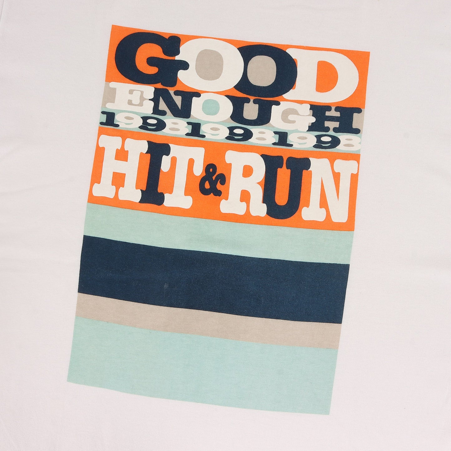 90s ×HIT&RUN オープン記念 プリント Tシャツ(1998年製)