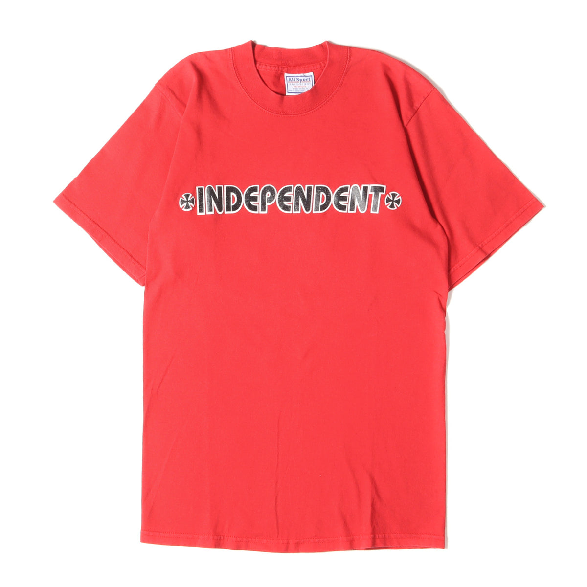 90s INDEPENDENT ブランドロゴ Tシャツ(All Sportタグ USA製)