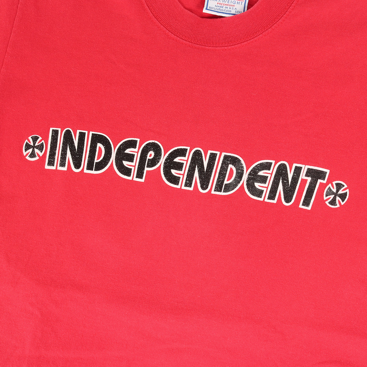 90s INDEPENDENT ブランドロゴ Tシャツ(All Sportタグ USA製)