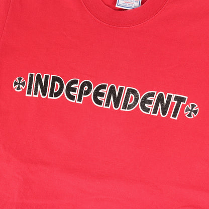 90s INDEPENDENT ブランドロゴ Tシャツ(All Sportタグ USA製)