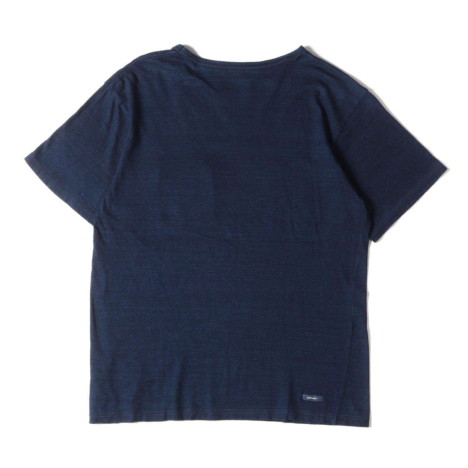 迷彩ポケット インディゴ Tシャツ(FABRIC MIX INDIGO POCKET TEE)