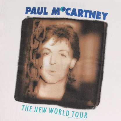 90s Paul McCartney THE NEW WORLD TOUR Tシャツ(BROCKUMボディ / USA製)