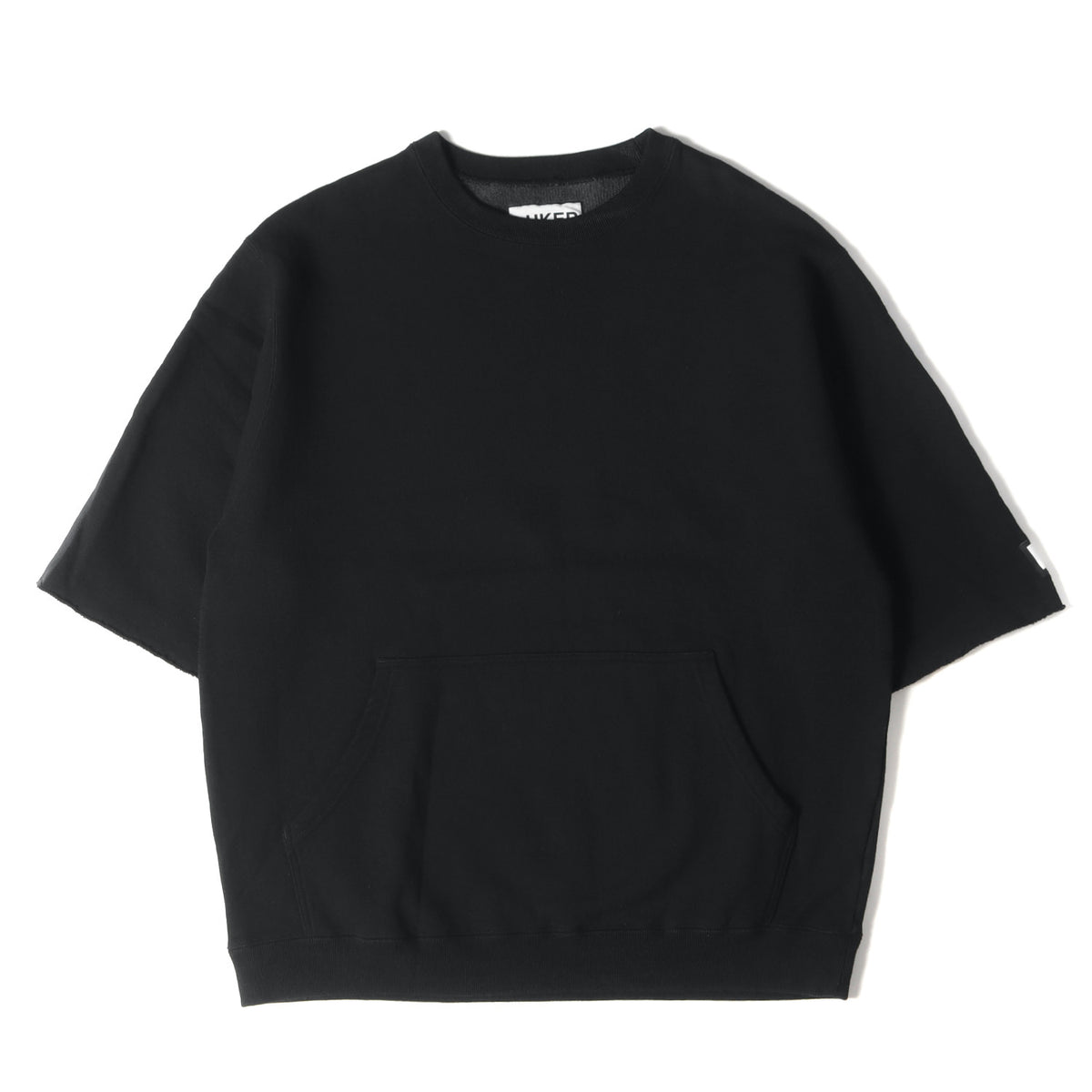 18AW バックロゴ オーバーサイズ 5分袖 スウェット(HORIZON / C-CREW. 3Q)
