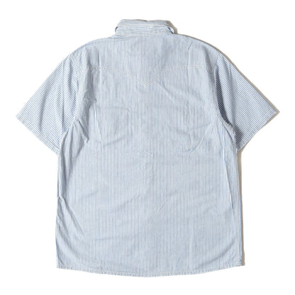 00s ×Levis Fenom ヴィンテージ加工ヒッコリーストライプ ウエスタン 半袖シャツ