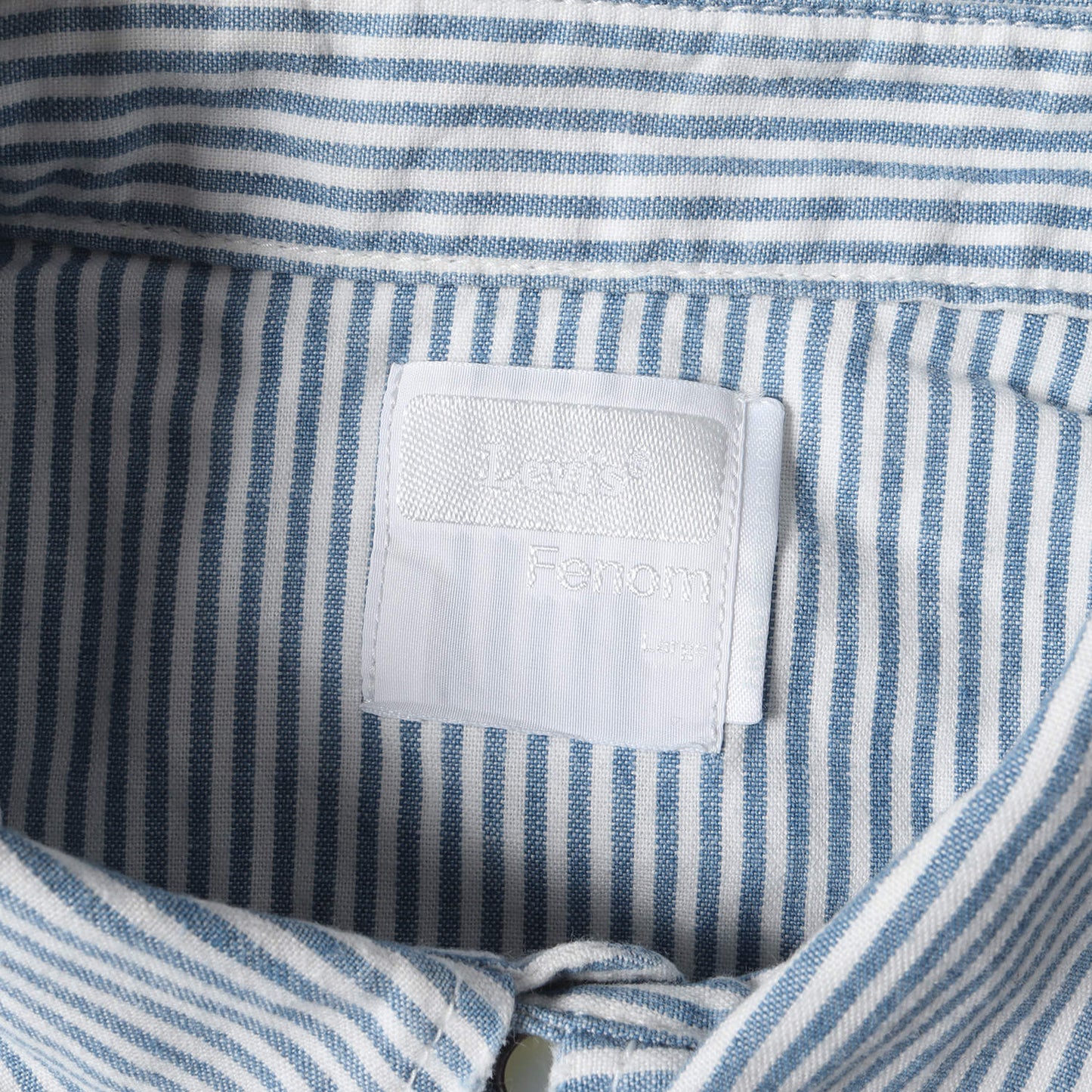 00s ×Levis Fenom ヴィンテージ加工ヒッコリーストライプ ウエスタン 半袖シャツ