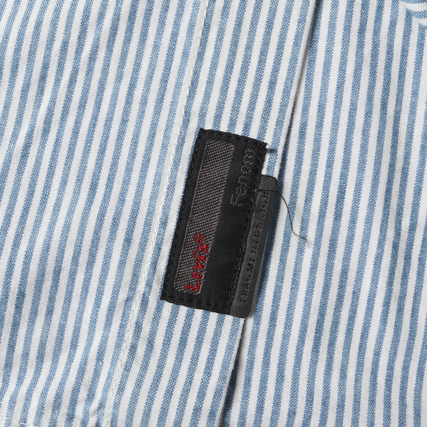 00s ×Levis Fenom ヴィンテージ加工ヒッコリーストライプ ウエスタン 半袖シャツ