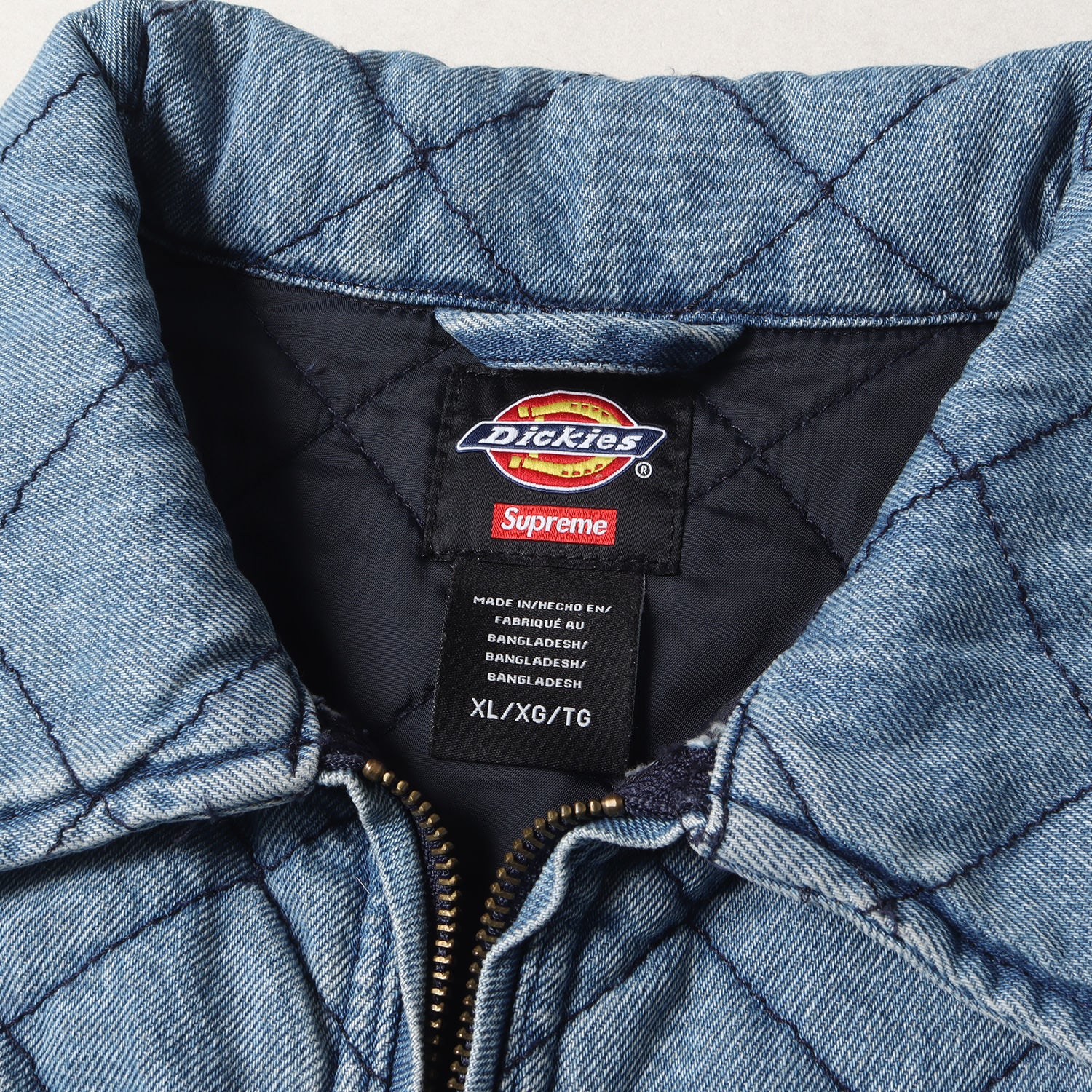 Supreme (シュプリーム) 21AW ×Dickies キルティング デニム ワークジャケット(Quilted Work Jacket) -  ブランド古着の通販・買取 | BEEGLE by Boo-Bee