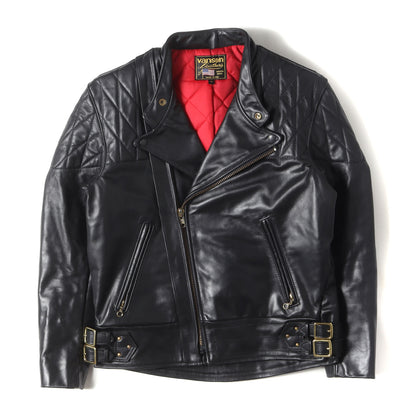 BALMAIN バルマン フェイクレザー ダブルライダース キルティング こもり L