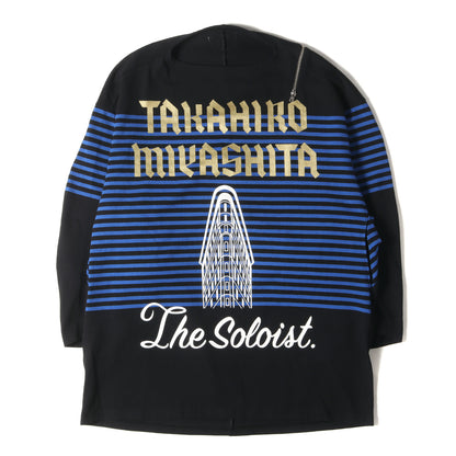 22AW ダブルジップ オーバーサイズ バルーン ボーダー バスクシャツ(sc.0001aAW22 double zip balloon shaped basque shirt)