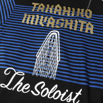 22AW ダブルジップ オーバーサイズ バルーン ボーダー バスクシャツ(sc.0001aAW22 double zip balloon shaped basque shirt)